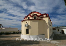 A Church in village Apolakkia on the island of Rhodes - Greece